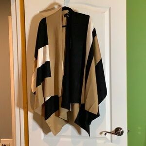 🖤NWT black, tan and cream parish LA wrap one size🖤🤎